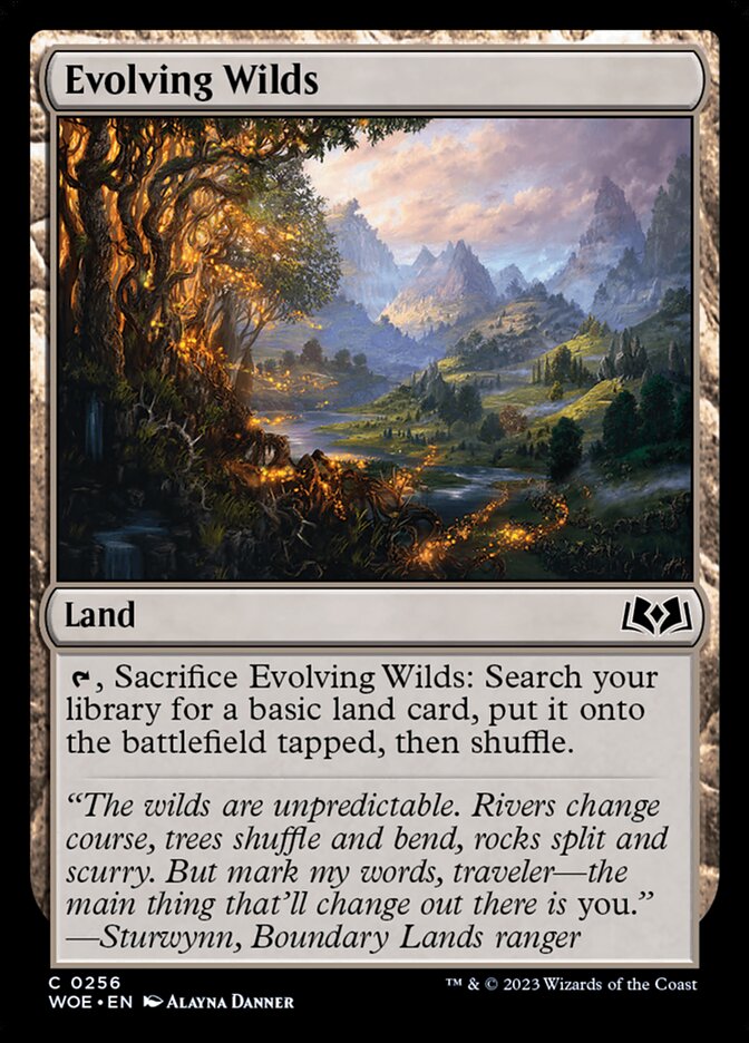 Evolving Wilds - carta Magic The Gathering