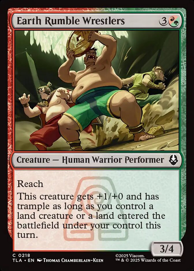 Earth Rumble Wrestlers - carta Magic The Gathering