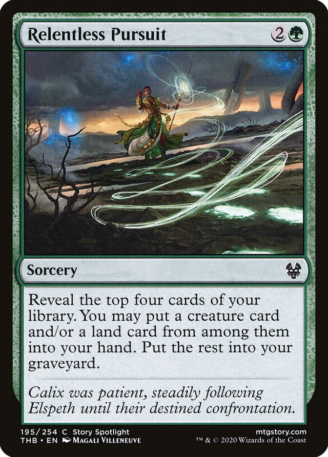 Relentless Pursuit - carta Magic The Gathering