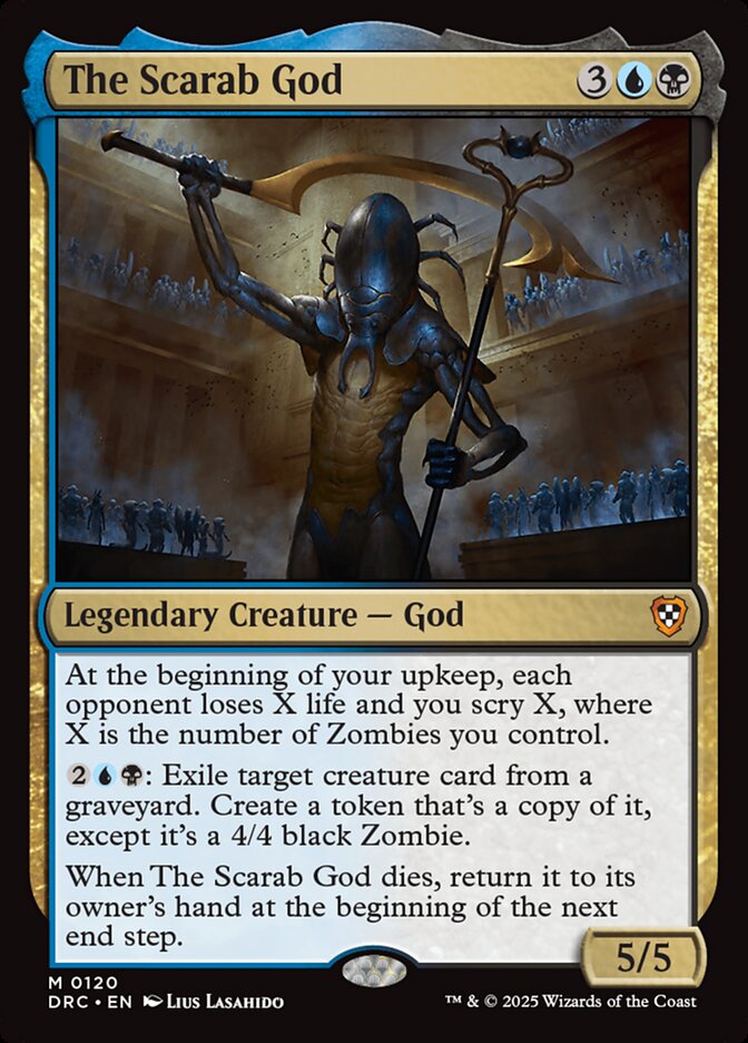 The Scarab God - carta Magic The Gathering