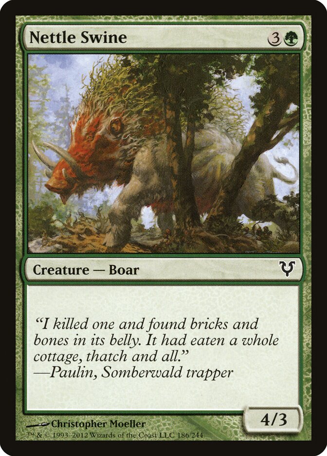 Nettle Swine - carta Magic The Gathering
