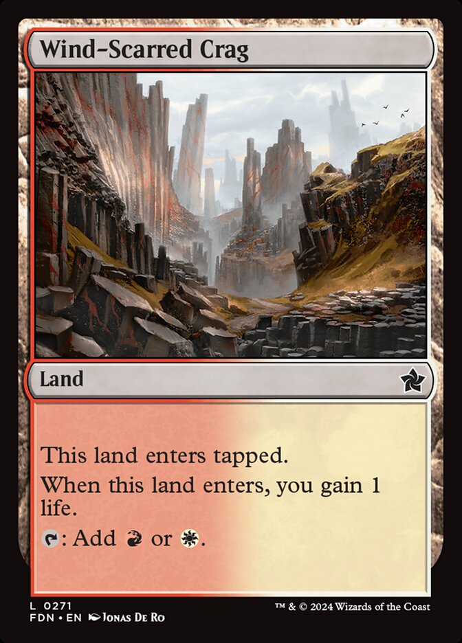 Wind-Scarred Crag - carta Magic The Gathering