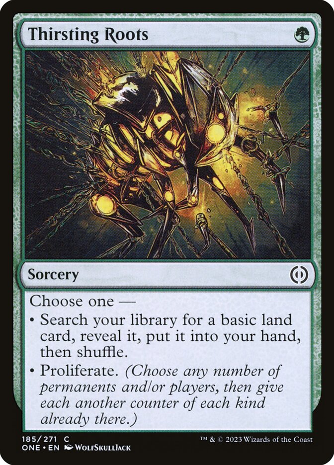 Thirsting Roots - carta Magic The Gathering