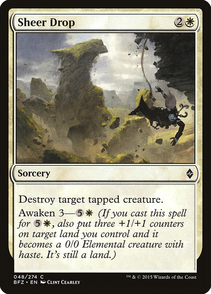Sheer Drop - carta Magic The Gathering