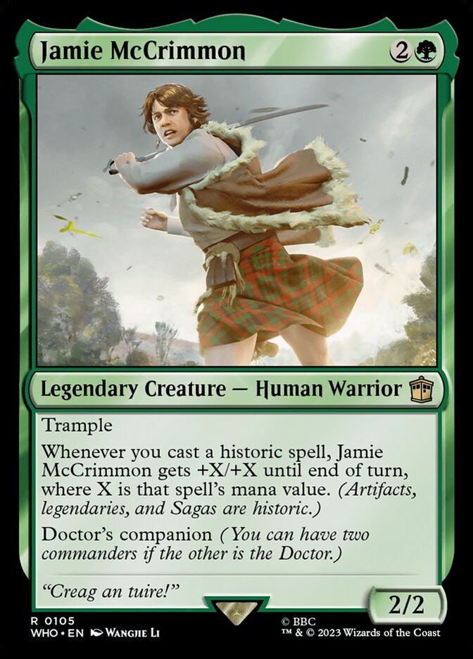 Jamie McCrimmon - carta Magic The Gathering