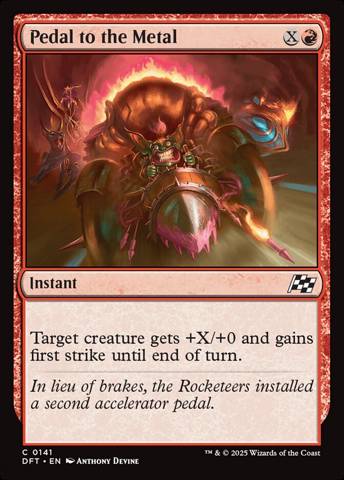 Pedal to the Metal - carta Magic The Gathering