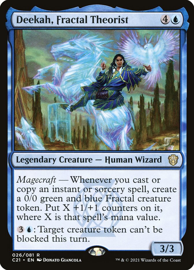 Deekah, Fractal Theorist - carta Magic The Gathering