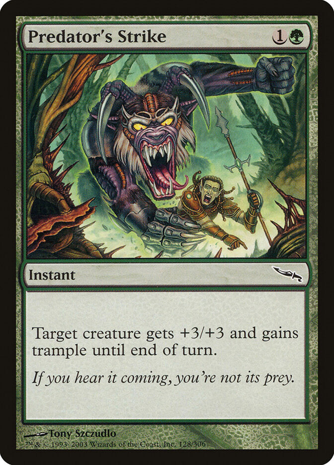 Predator's Strike - carta Magic The Gathering