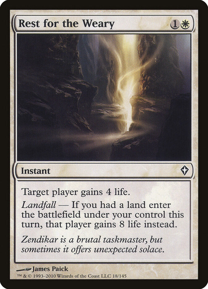 Rest for the Weary - carta Magic The Gathering