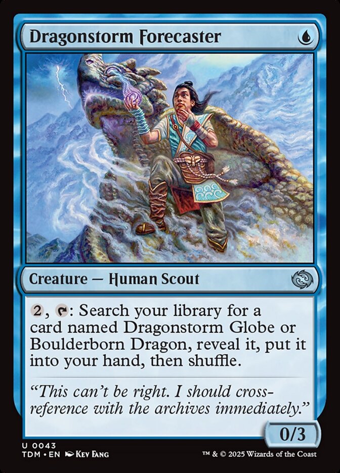 Dragonstorm Forecaster - carta Magic The Gathering