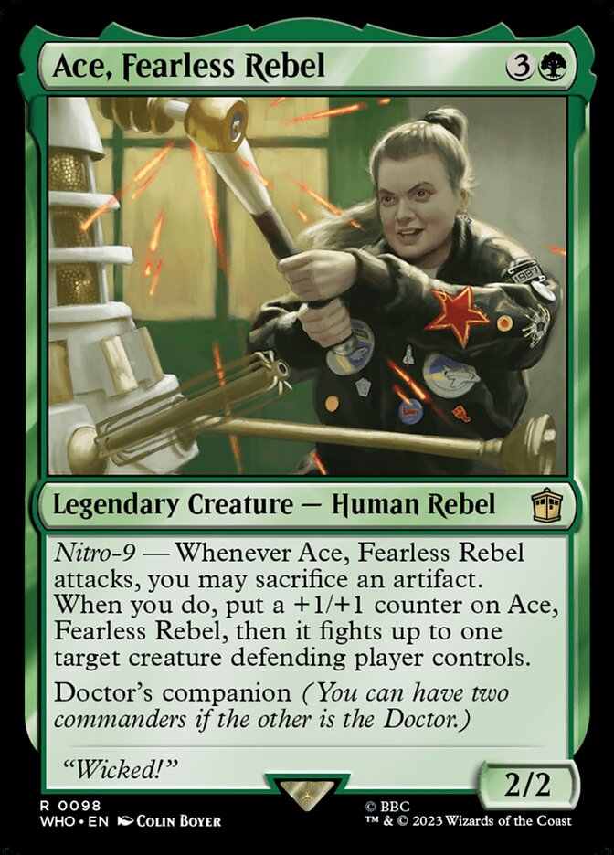 Ace, Fearless Rebel - carta Magic The Gathering