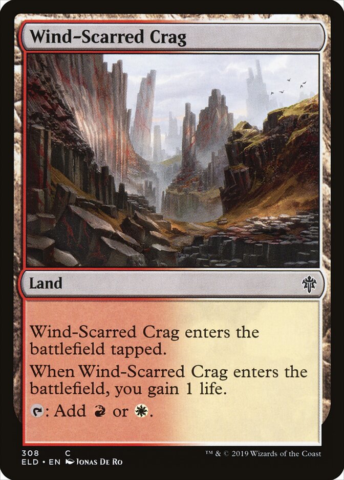 Wind-Scarred Crag - carta Magic The Gathering