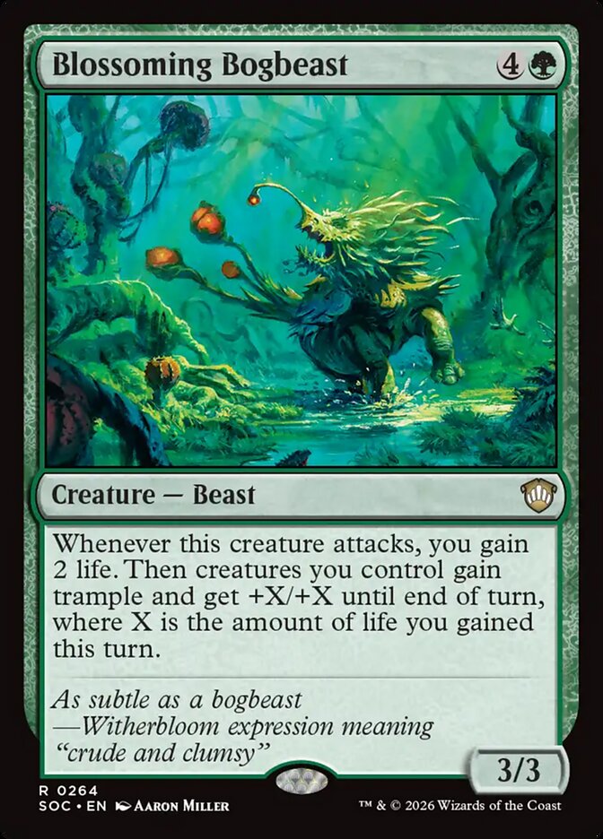Blossoming Bogbeast - SOC-264-NF-STD