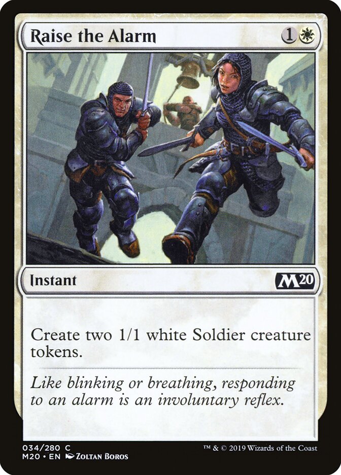 Raise the Alarm - carta Magic The Gathering