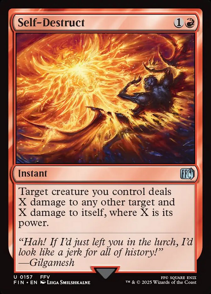 Self-Destruct - carta Magic The Gathering