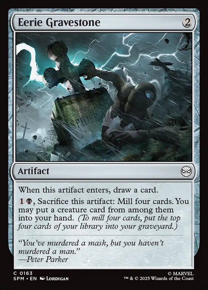 Eerie Gravestone - carta Magic The Gathering