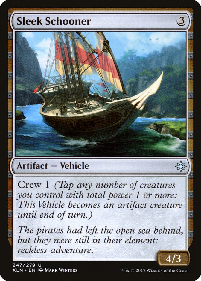 Sleek Schooner - carta Magic The Gathering