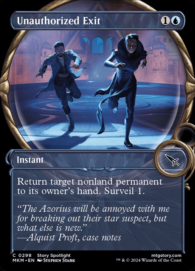 Unauthorized Exit - carta Magic The Gathering