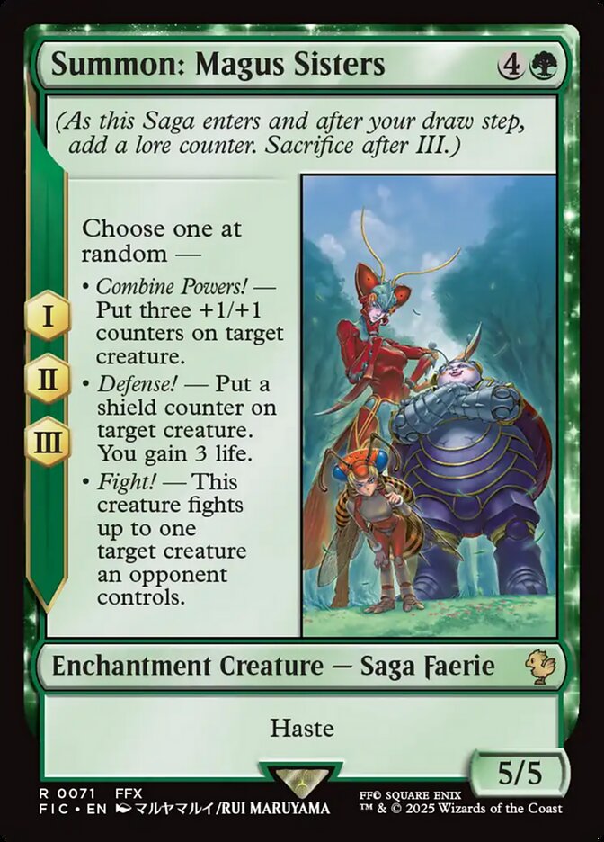 Summon: Magus Sisters - carta Magic The Gathering