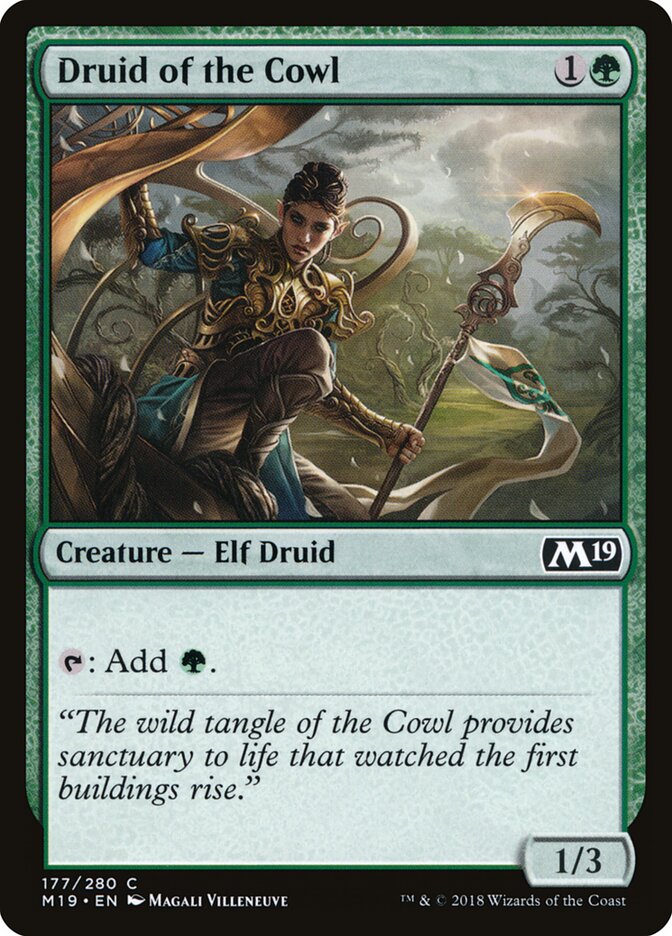 Druid of the Cowl - carta Magic The Gathering