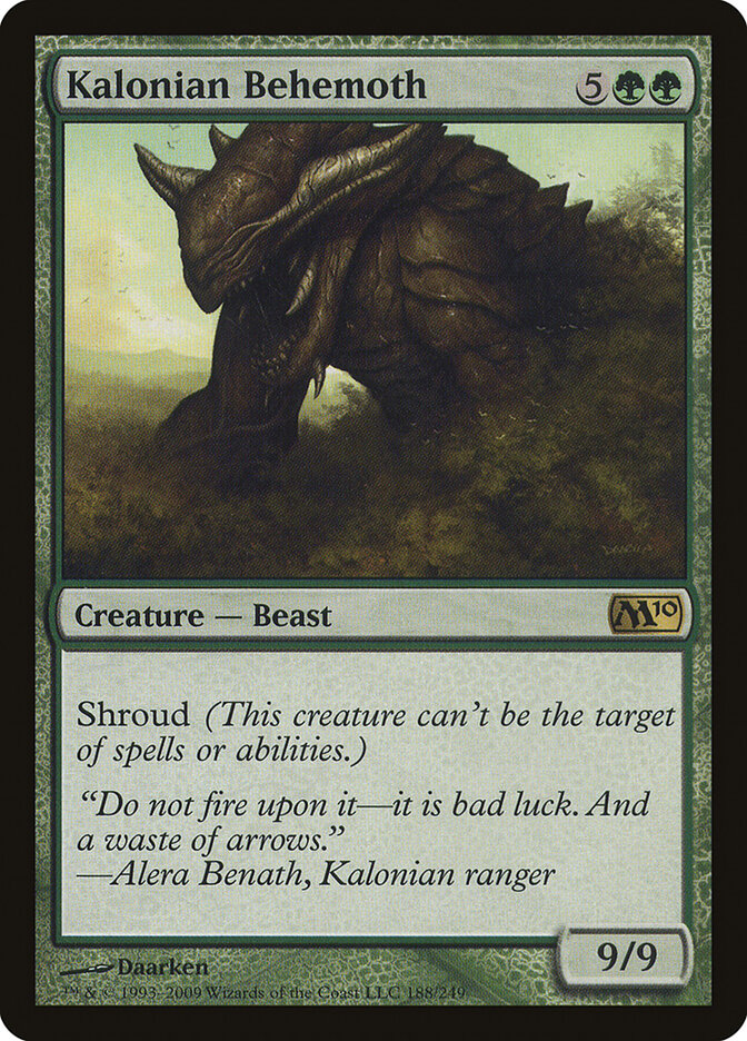 Kalonian Behemoth - carta Magic The Gathering