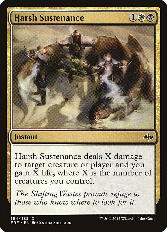 Harsh Sustenance - carta Magic The Gathering