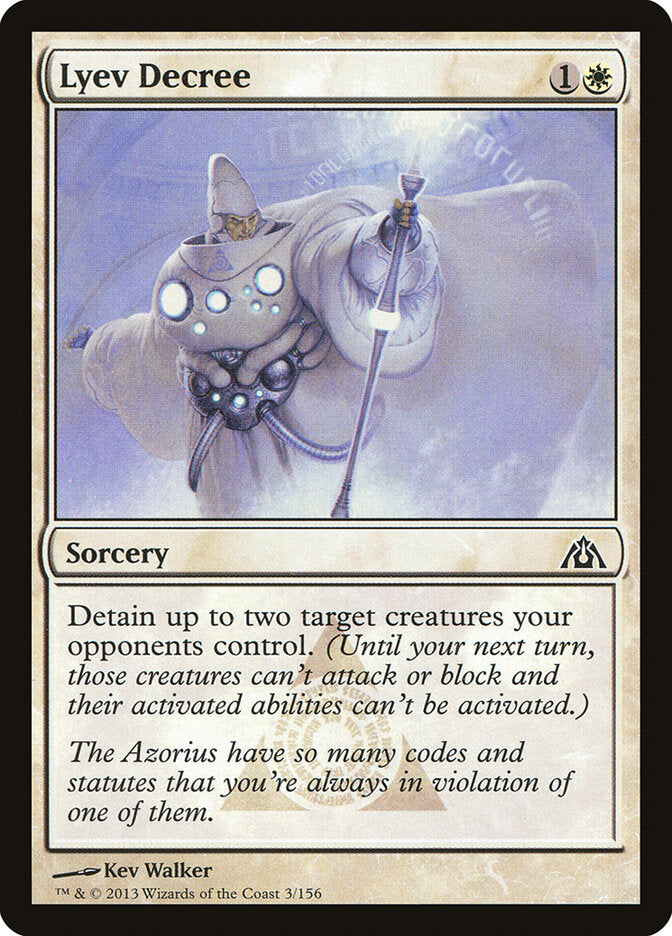 Lyev Decree - carta Magic The Gathering