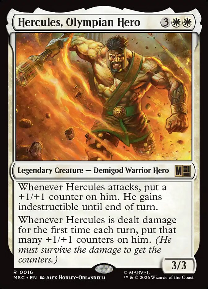 Hercules, Olympian Hero - carta Magic The Gathering