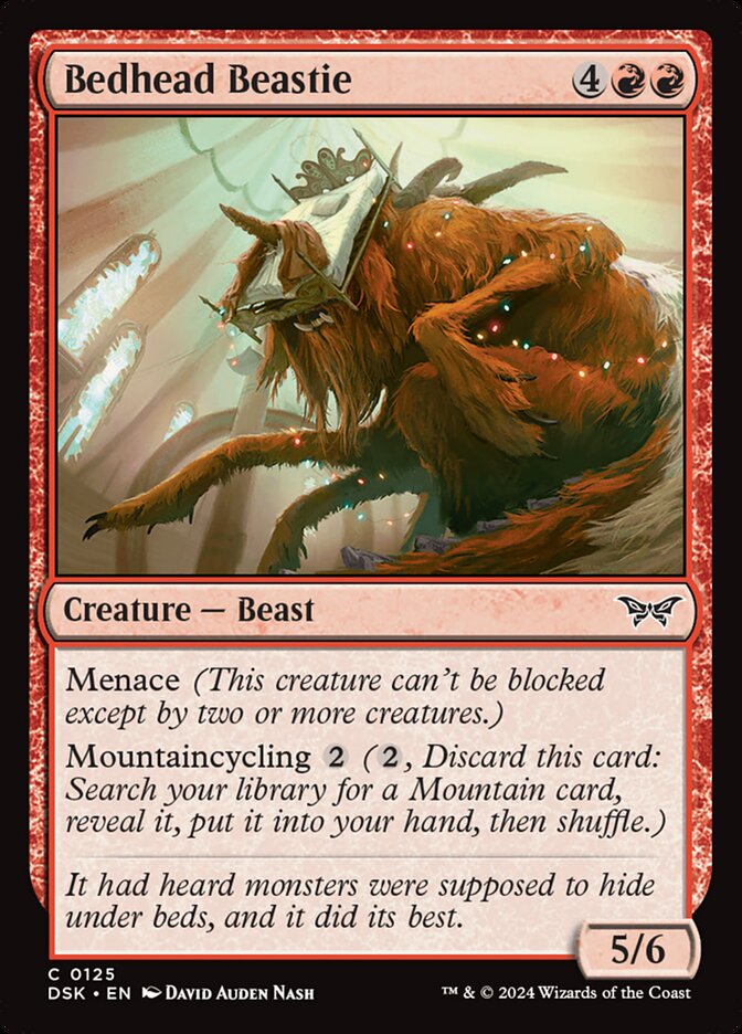Bedhead Beastie - carta Magic The Gathering