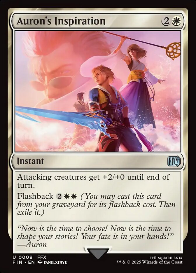 Auron's Inspiration - carta Magic The Gathering