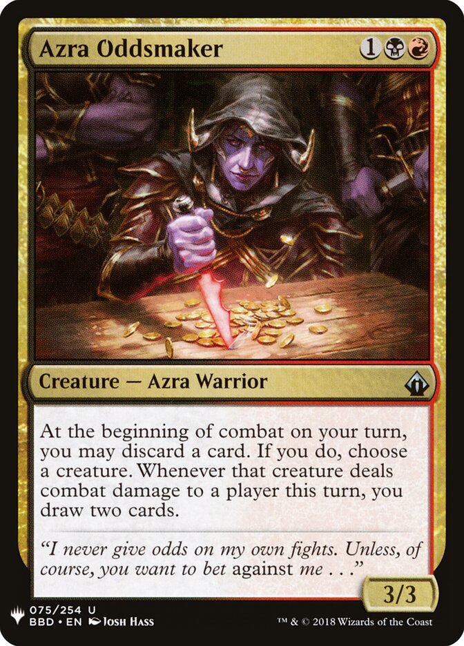 Azra Oddsmaker - carta Magic The Gathering