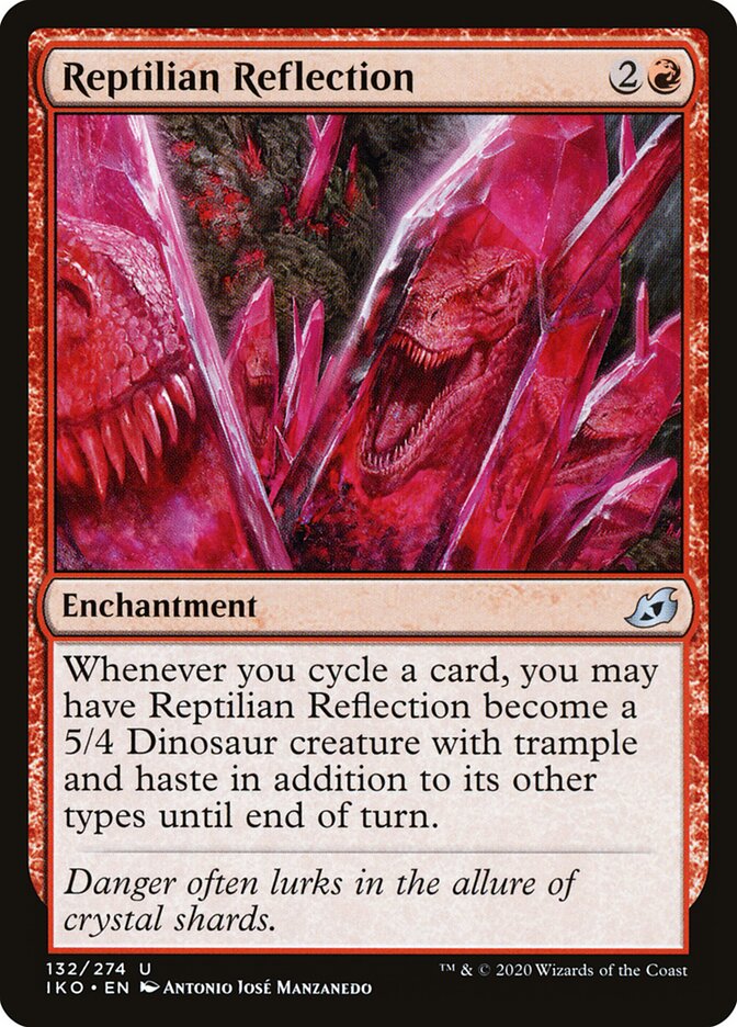 Reptilian Reflection - carta Magic The Gathering