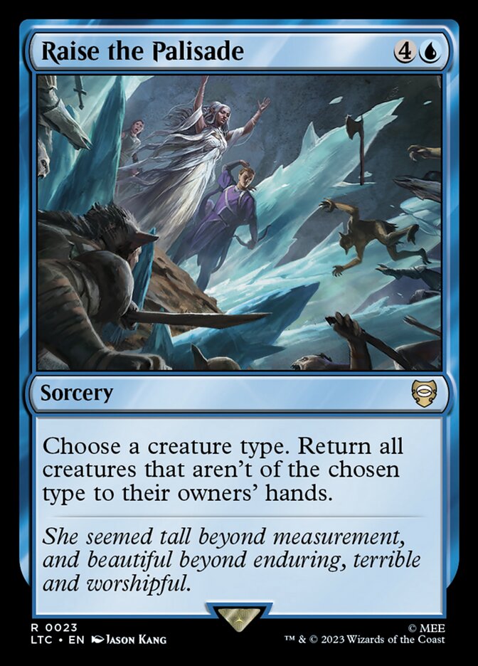 Raise the Palisade - carta Magic The Gathering