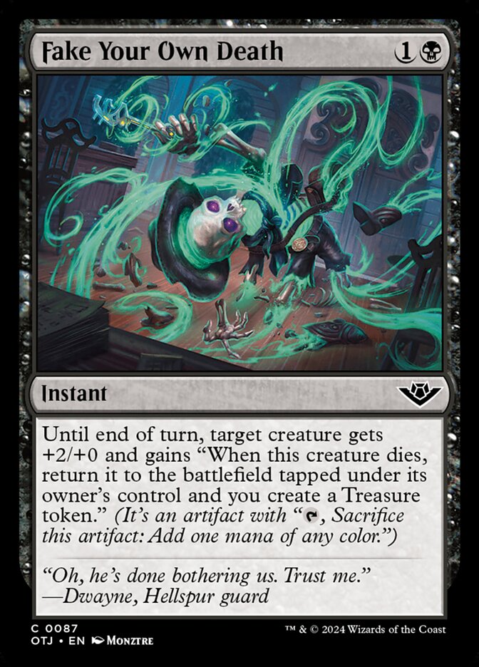 Fake Your Own Death - carta Magic The Gathering