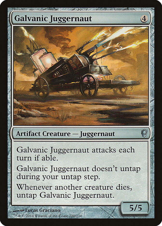 Galvanic Juggernaut - carta Magic The Gathering