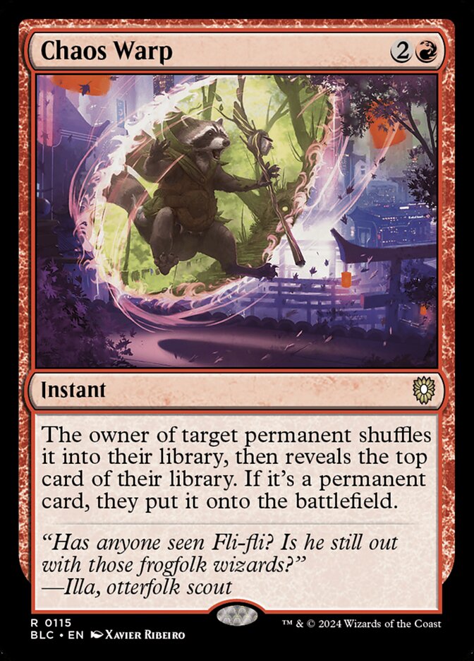 Chaos Warp - carta Magic The Gathering