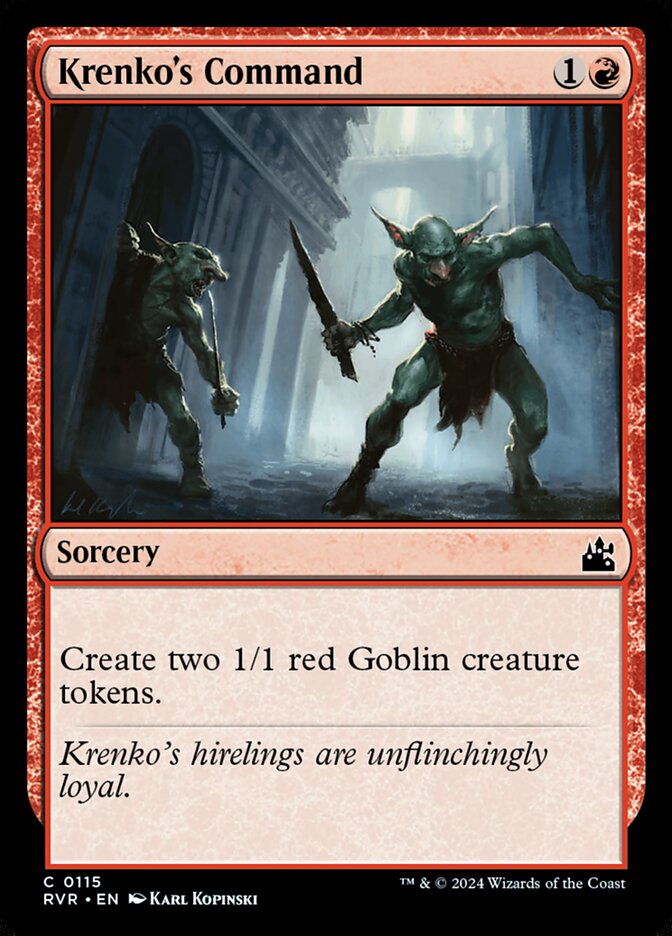 Krenko's Command - carta Magic The Gathering