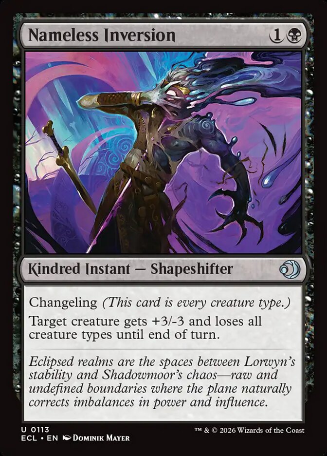 Nameless Inversion - carta Magic The Gathering