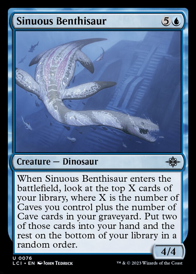 Sinuous Benthisaur - carta Magic The Gathering