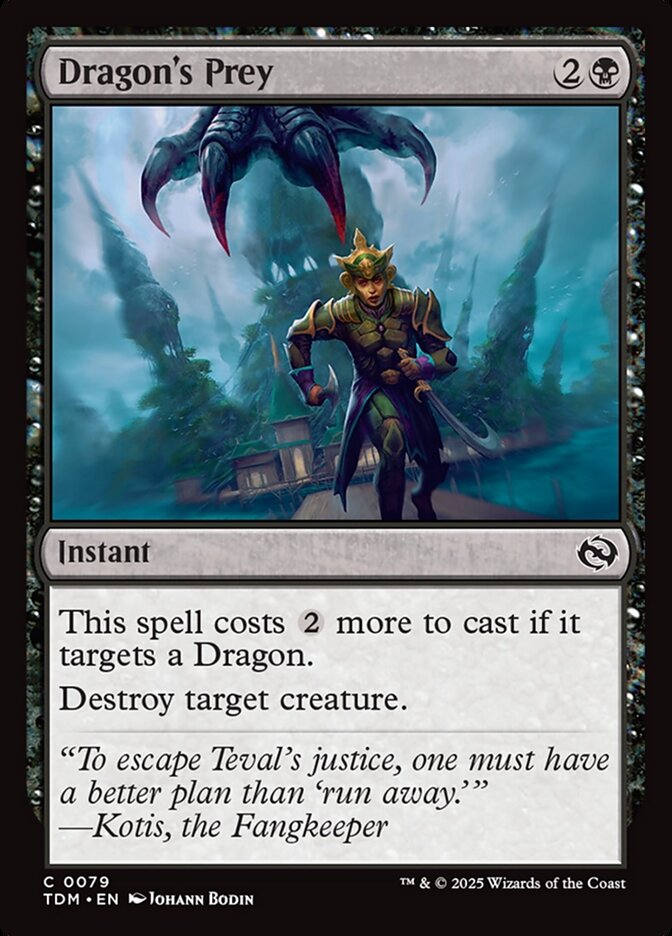 Dragon's Prey - carta Magic The Gathering