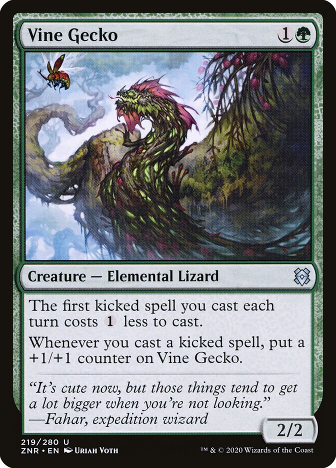 Vine Gecko - carta Magic The Gathering
