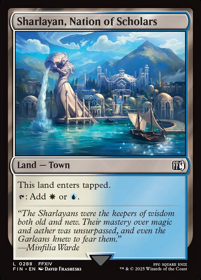 Sharlayan, Nation of Scholars - carta Magic The Gathering