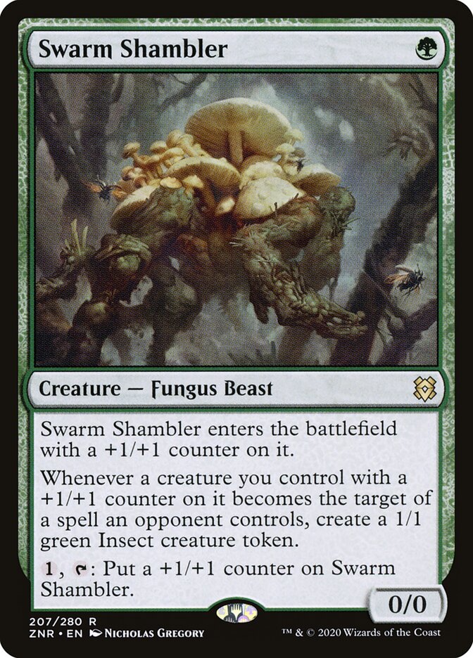Swarm Shambler - carta Magic The Gathering