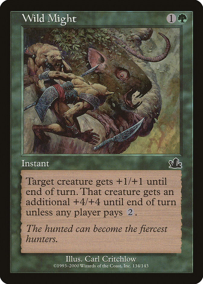 Wild Might - carta Magic The Gathering