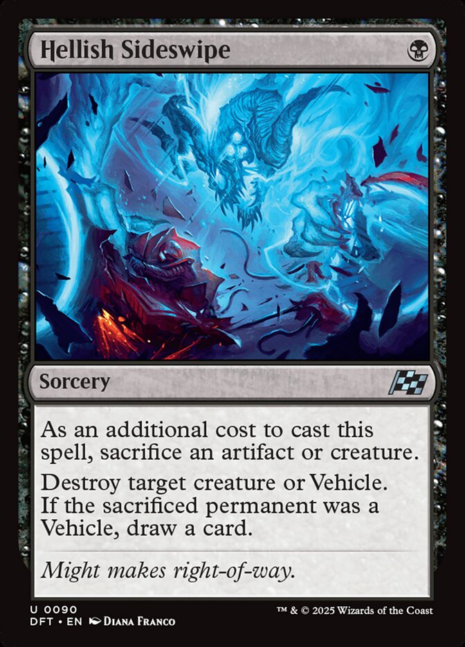 Hellish Sideswipe - carta Magic The Gathering