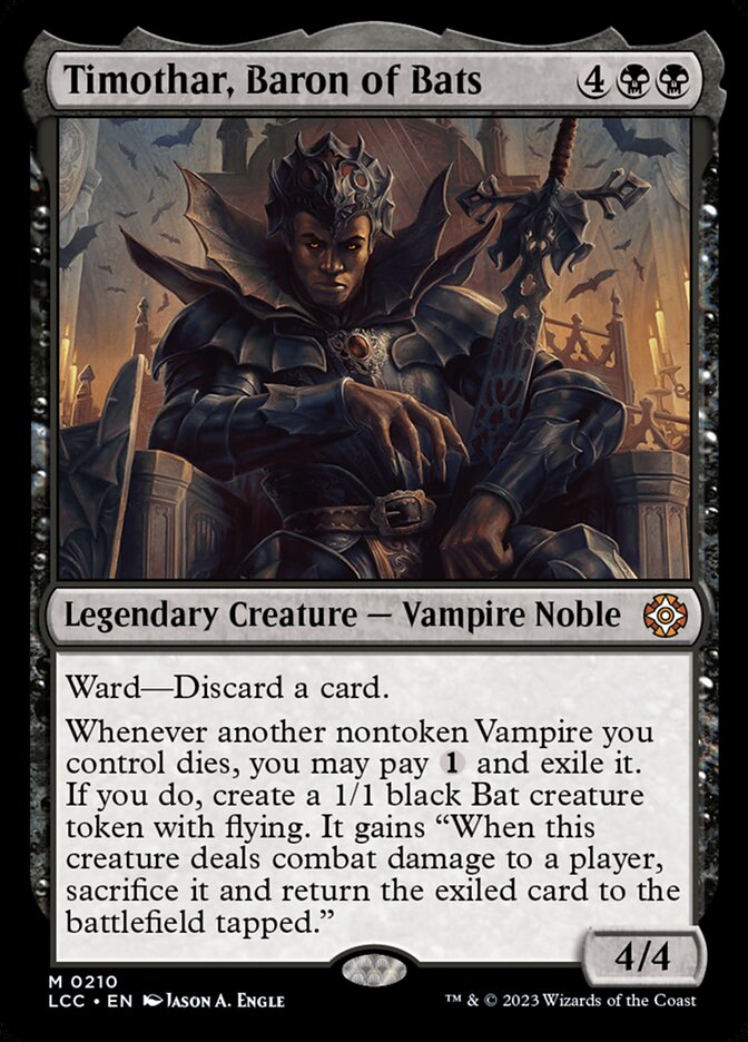 Timothar, Baron of Bats - carta Magic The Gathering