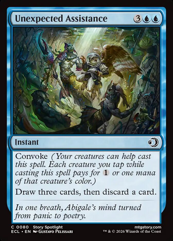 Unexpected Assistance - carta Magic The Gathering