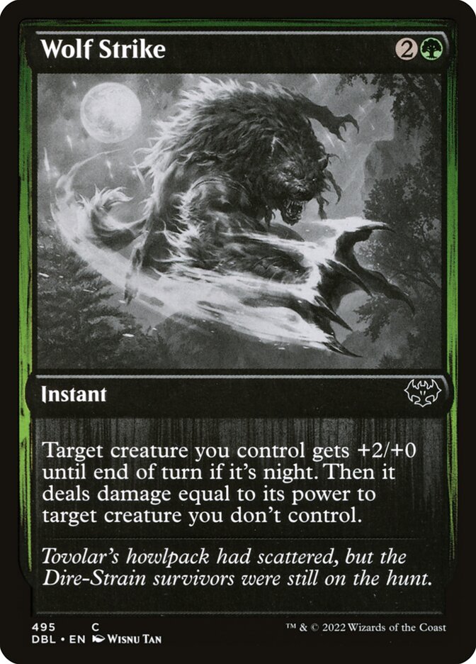 Wolf Strike - carta Magic The Gathering
