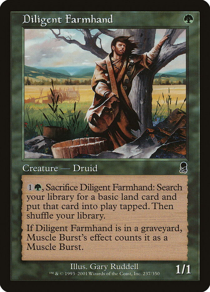 Diligent Farmhand - carta Magic The Gathering