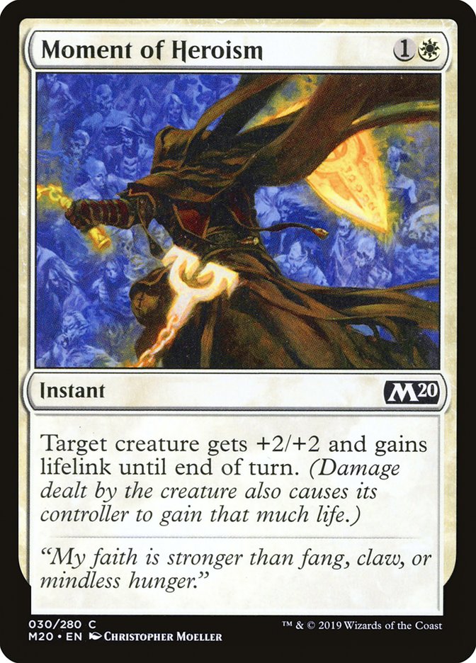 Moment of Heroism - carta Magic The Gathering